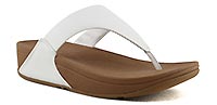 LULU LEATHER TOEPOST WHITE - Fitflop